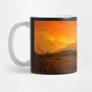 Hills on Fire Mug